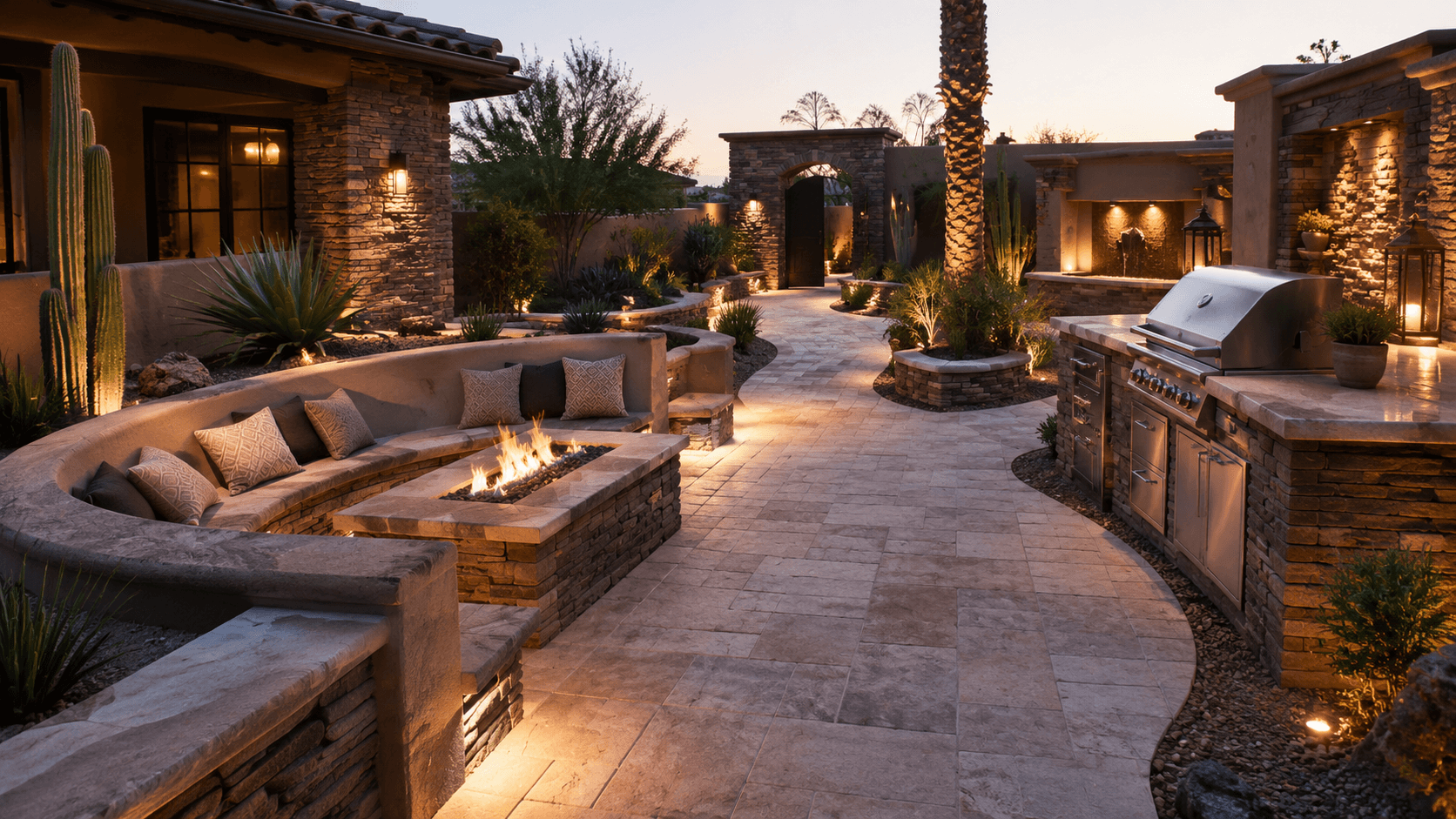 Hardscaping, Pavers, Irrigation & Outdoor Spaces by Red Cardinal Construction